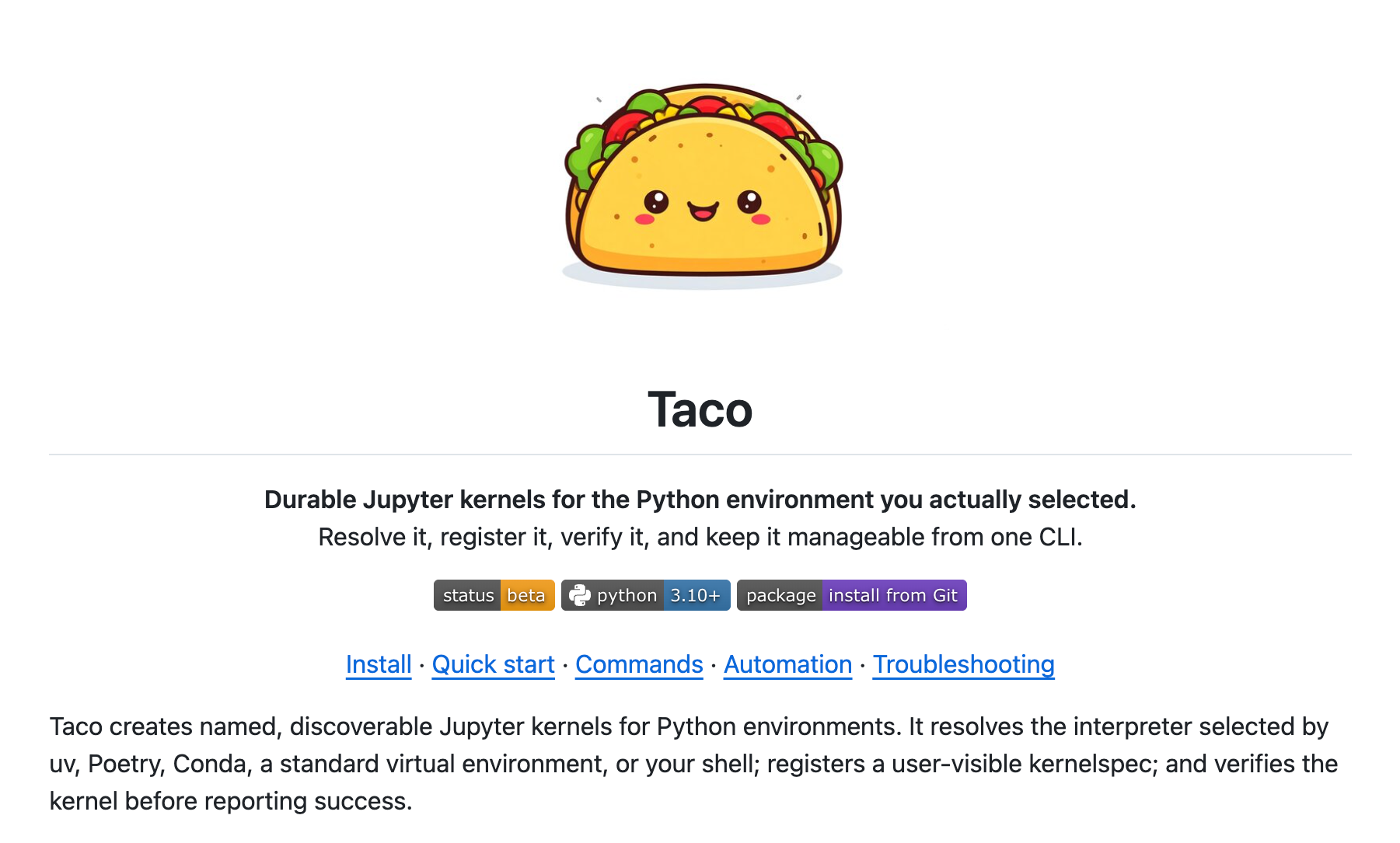 Taco preview